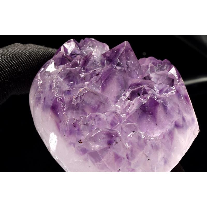 1点物】淡紫の結晶 アメジストドーム 51x48x38mm 原石 _CG7787