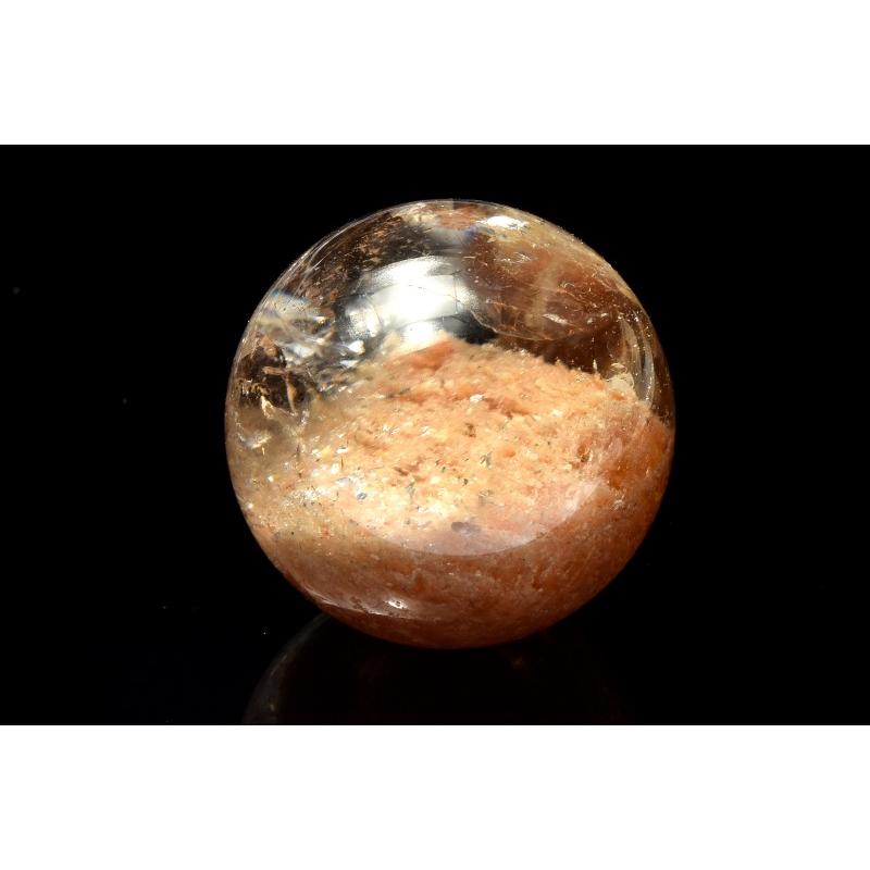 1点物】美しい庭園 ガーデンクォーツ 25mm 丸玉(台座付き) スフィア