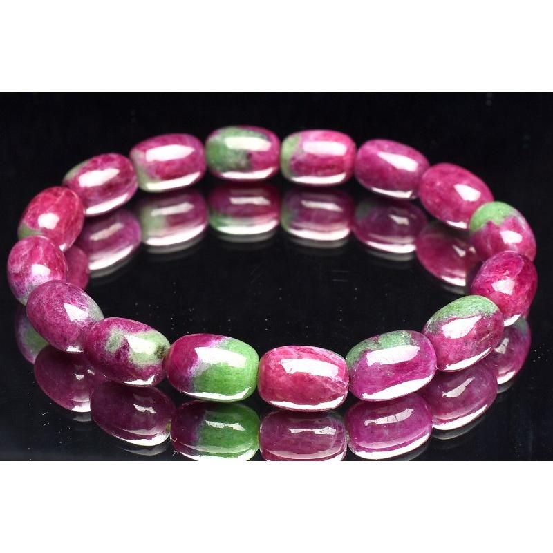 1点物】高発色◇ルビーたっぷり ルビーインゾイサイト 11-12x8mm