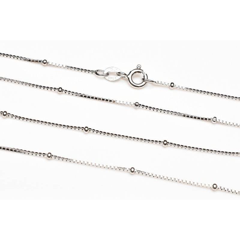 Silver925 ネックレスチェーン 45cm シルバー ネックレス_KZ143-2