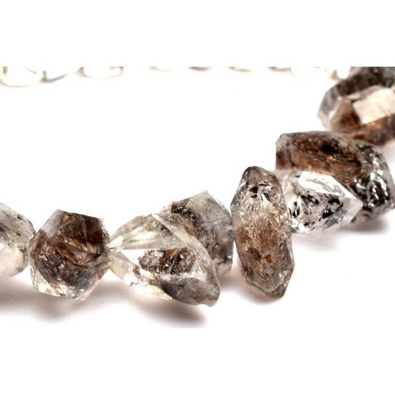1点物】Silver925 オイルインクォーツ石油入り水晶 4-6x7-11mm 原石 