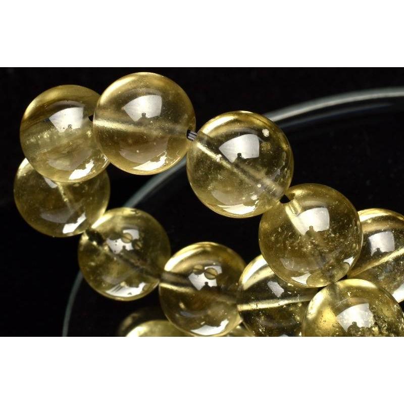 1点物】希少高品質◇ブラックファントム入り リビアングラス 12.5mm 