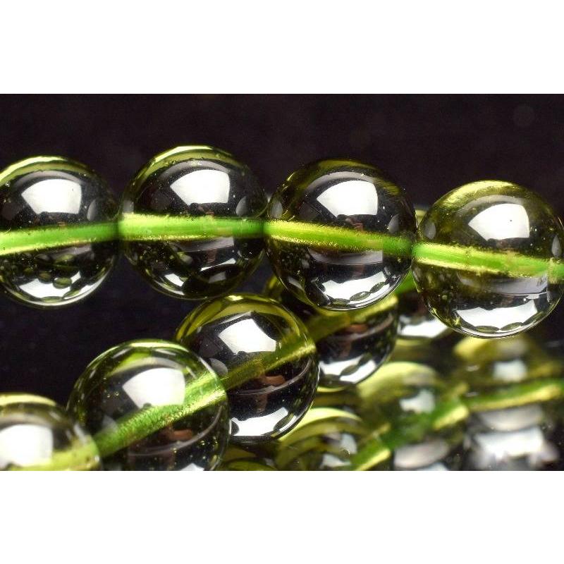 1点物】極上SA級☆入手困難 モルダバイト 10mm ブレスレット 1点物】極上SA級☆入手困難 モルダバイト 10mm ブレスレット