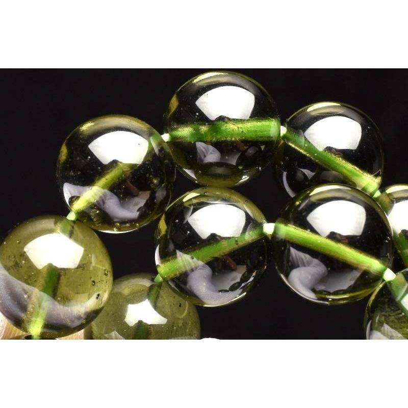 1点物】極上SA級☆入手困難 モルダバイト 10mm ブレスレット 1点物】極上SA級☆入手困難 モルダバイト 10mm ブレスレット