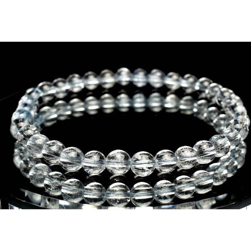 1点物】AAAA☆希少カラー ブルールチルクォーツ 5.5mm ブレスレット 