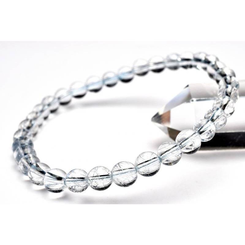 1点物】AAAA☆希少カラー ブルールチルクォーツ 5.5mm ブレスレット 