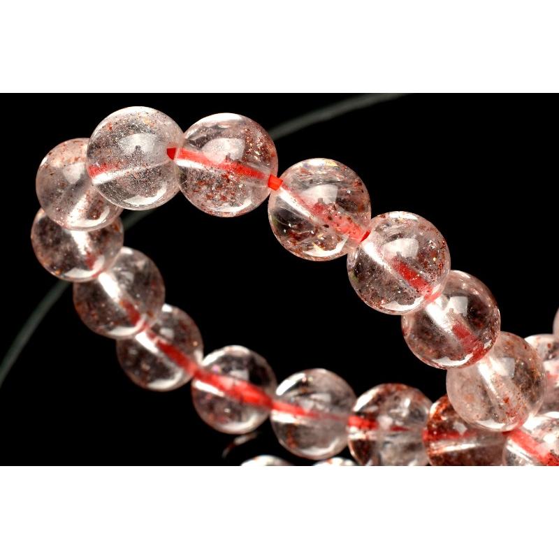 レピドクロサイトインクォーツいちごブレスレット