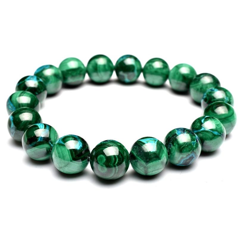 1点物】希少共生◇高発色 クリソコラインマラカイト 11.5mm