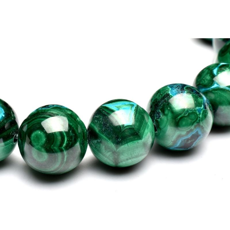 1点物】希少共生◇高発色 クリソコラインマラカイト 11.5mm