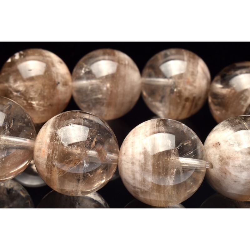 1点物】オーラライト23ガーデンクォーツ 16mm ブレスレット _M9418