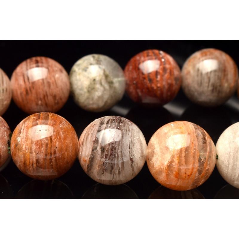 1点物】地層模様◇マルチカラー ガーデンクォーツ 13-13.5mm