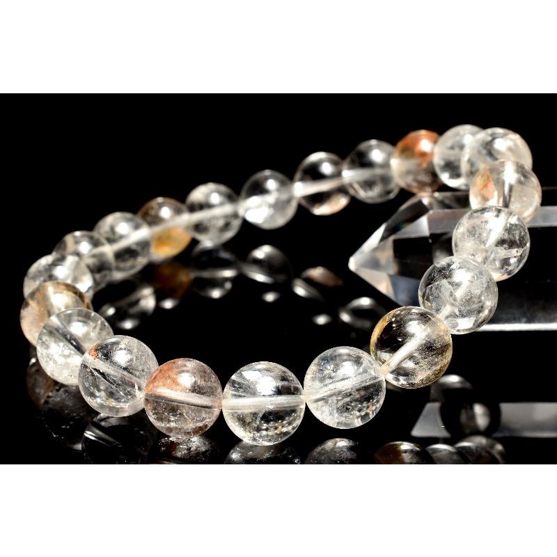 レアブレス】クォーツインクォーツブレスレット 貫入水晶 ブレスレット