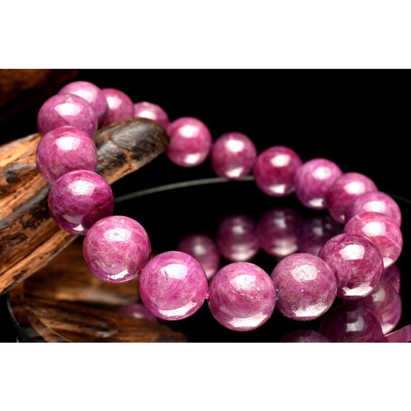 1点物】勝利の石 ルビー 11mm ブレスレット _MA1916 : ラトリエ