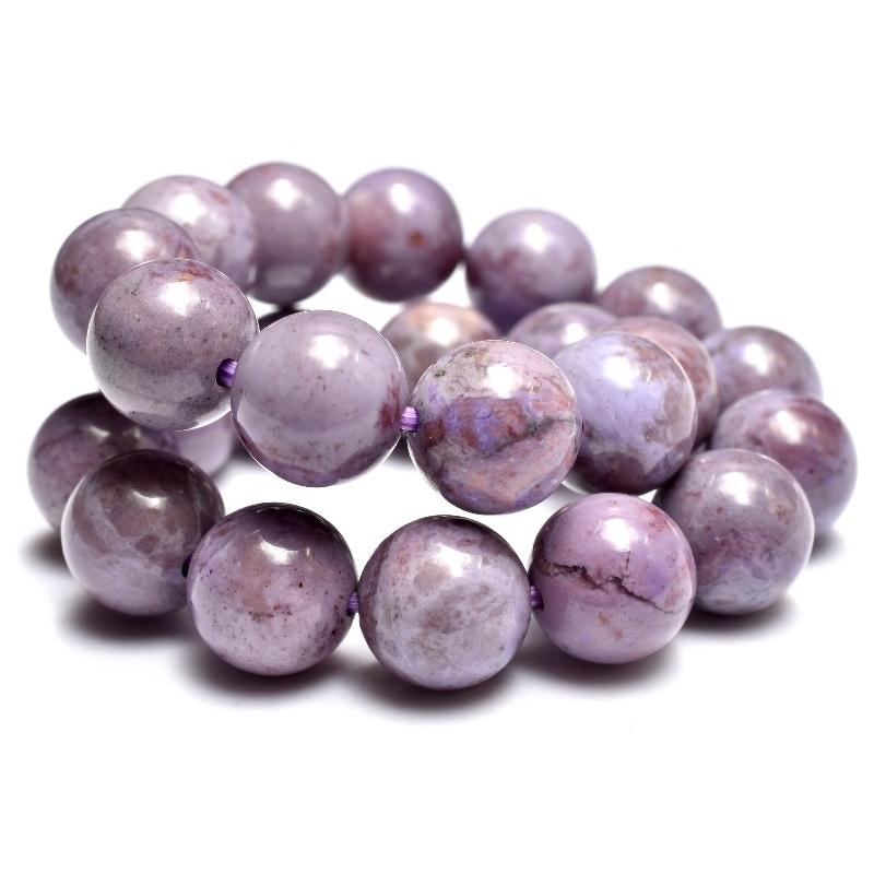 1点物】限定入荷◇幻の希少石 トルコ翡翠 ラベンダージェイド 8.5mm