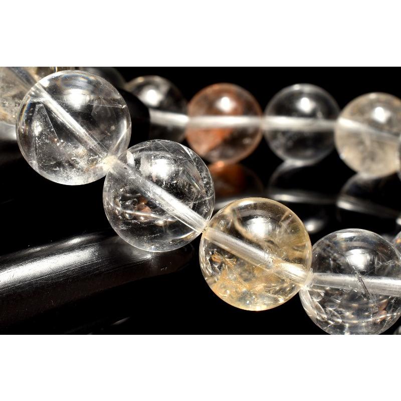 【希少】9㎜　貫入水晶(クォーツインクォーツ)ブレスレット 希少】9㎜ 貫入水晶(クォーツインクォーツ)ブレスレット 【公式通販】