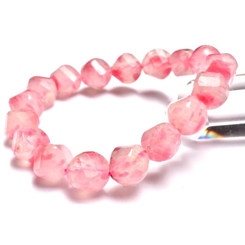 1点物】希少◇花びらのよう ロードナイトシリカ 10.5-11x9.5-11mm 4面