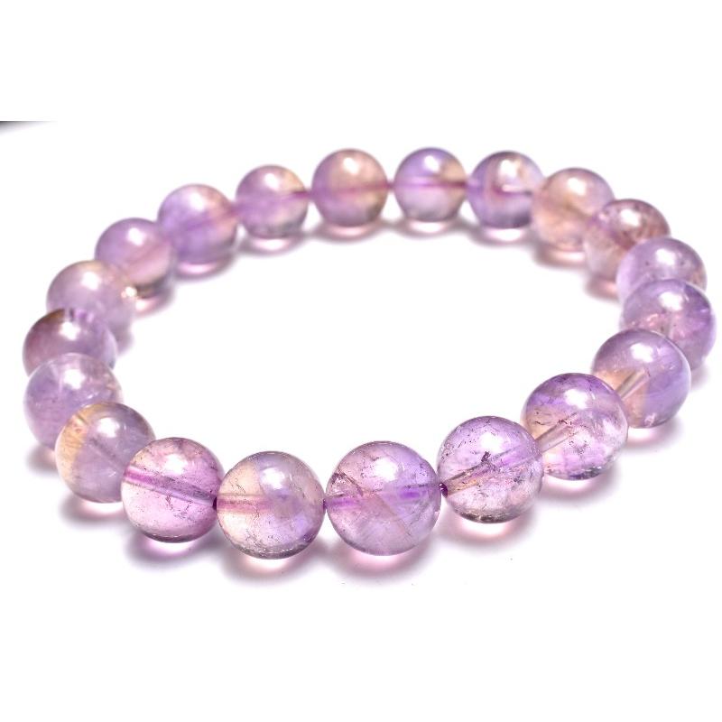 アメトリン ブレスレット 12mm 内径約16.5 アメトリンブレスレット9mm[T29-8295]