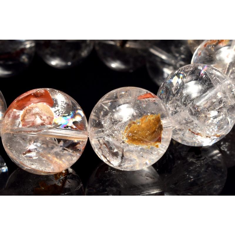 1点物】ヒマラヤ産◇ライモナイト入り エレスチャルクォーツ 17-18mm