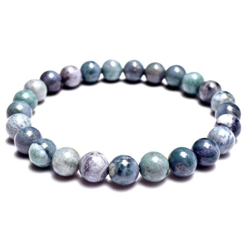 1点物】AA希少◇人気アイテム パープルラリマー 8.5mm ブレスレット