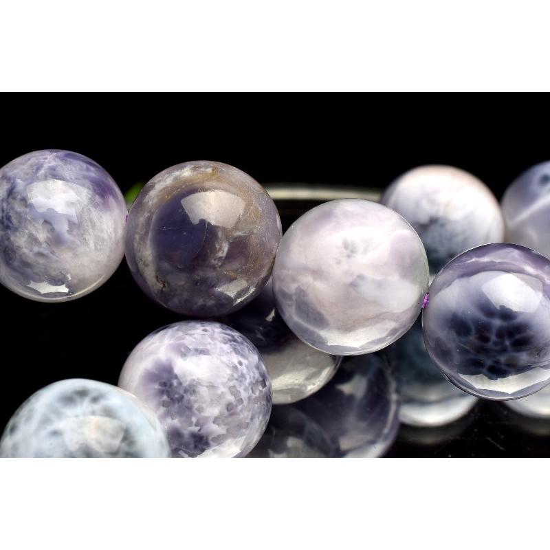 1点物】AAA希少◇人気アイテム パープルラリマー 13mm ブレスレット