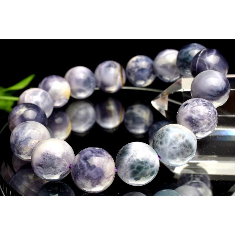 パープルラリマー　ブレスレット 今だけ激安 【アクセサリー】 パープルラリマー 5.5mm