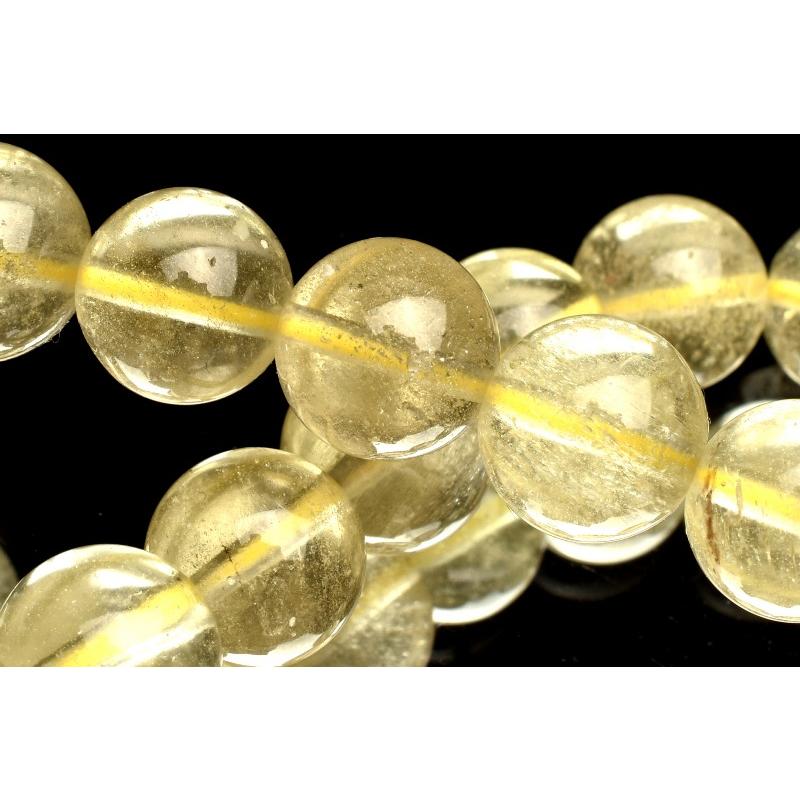 1点物】透明感あり◇クリストバイライト内包 リビアングラス 9.5mm