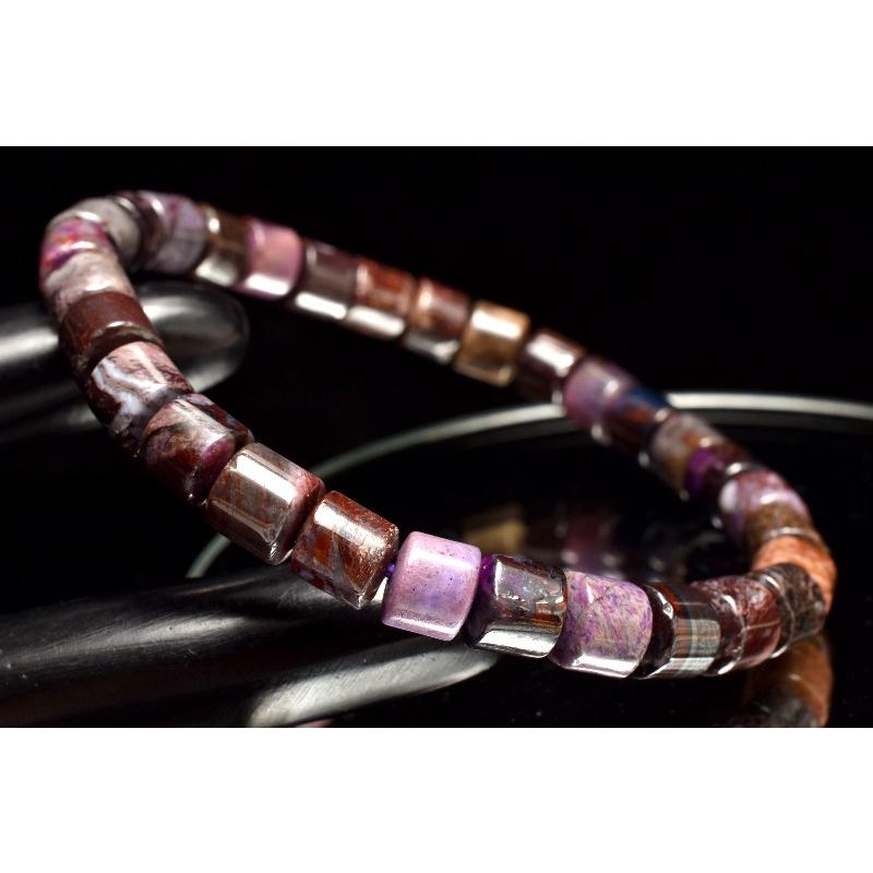 1点物】高発色◇癒やしの石 スギライト(杉石) 5.5-6x6.5mm チューブ 