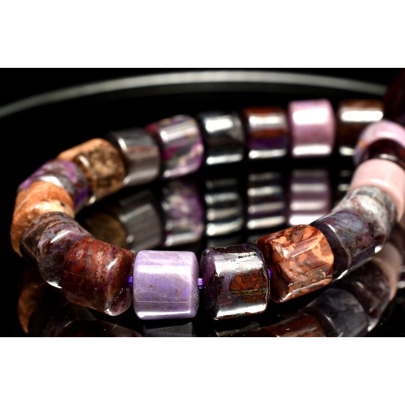 1点物】高発色◇癒やしの石 スギライト(杉石) 5.5-6x7mm チューブ 