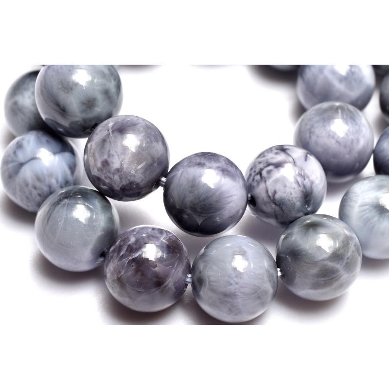 1点物】AAA希少◇人気アイテム パープルラリマー 7.5mm ブレスレット
