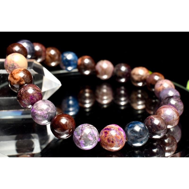 1点物】厳選◇希少カラー入り！ スギライト(杉石) 8mm ブレスレット