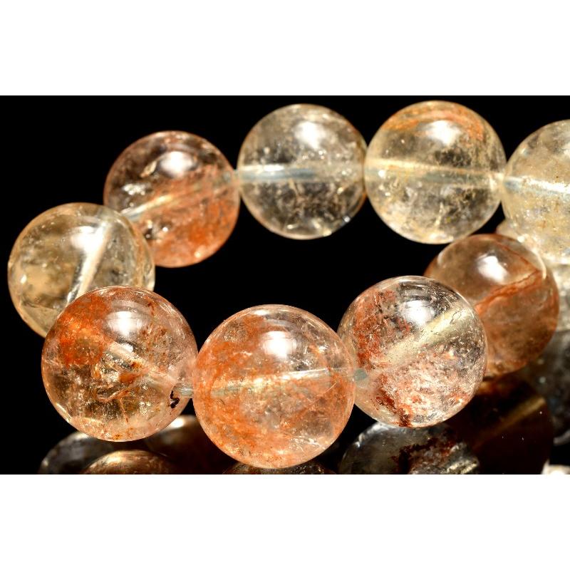 1点物】希少天然色◇ヒマラヤ産 アクアマリン 14.5mm ブレスレット 