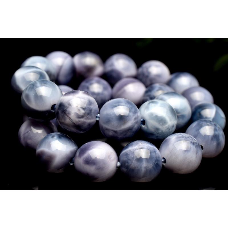 1点物】AAAA+希少◇人気アイテム パープルラリマー 7.5mm