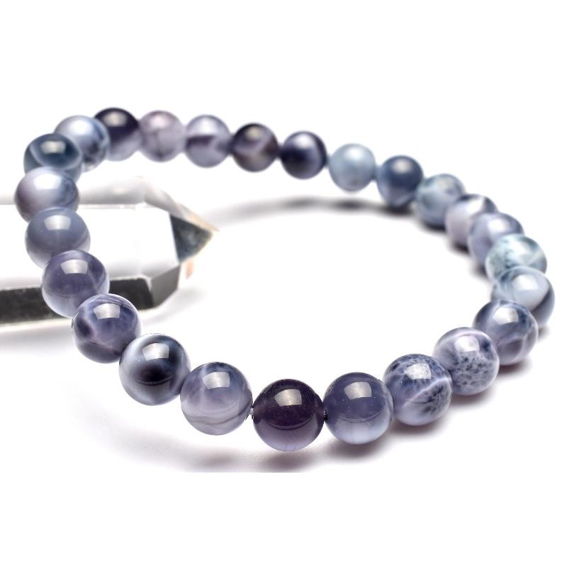 1点物】AAAA+希少◇人気アイテム パープルラリマー 7.5mm