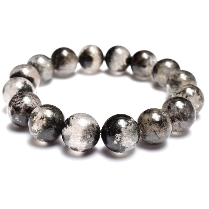 1点物】レア共生タイプ◇繊細黒針 ブラックトルマリンインガーデン