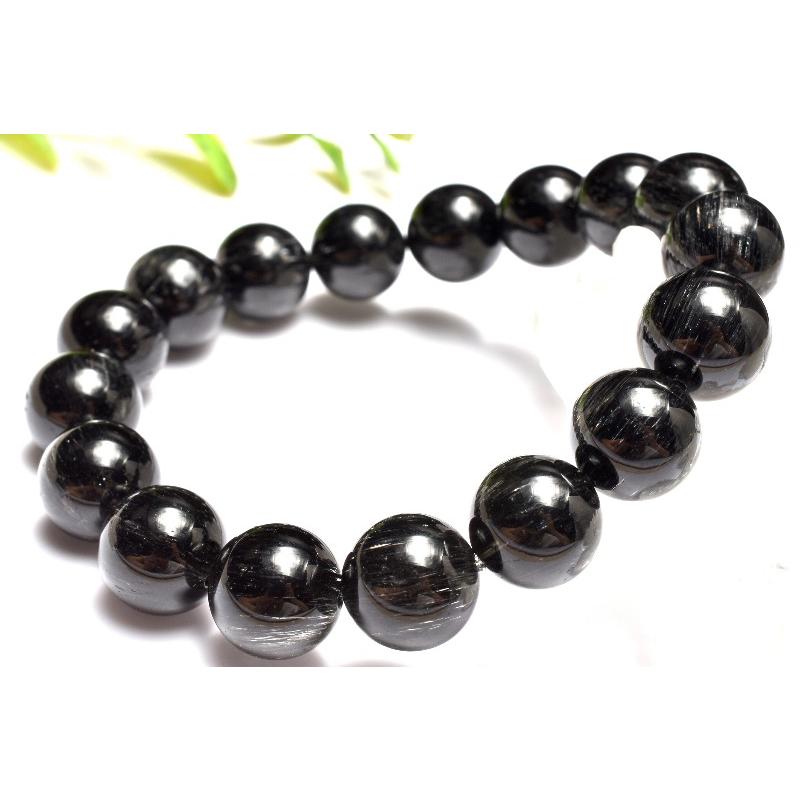 1点物】濃密内包 ブラックトルマリンインクォーツ 12.5mm