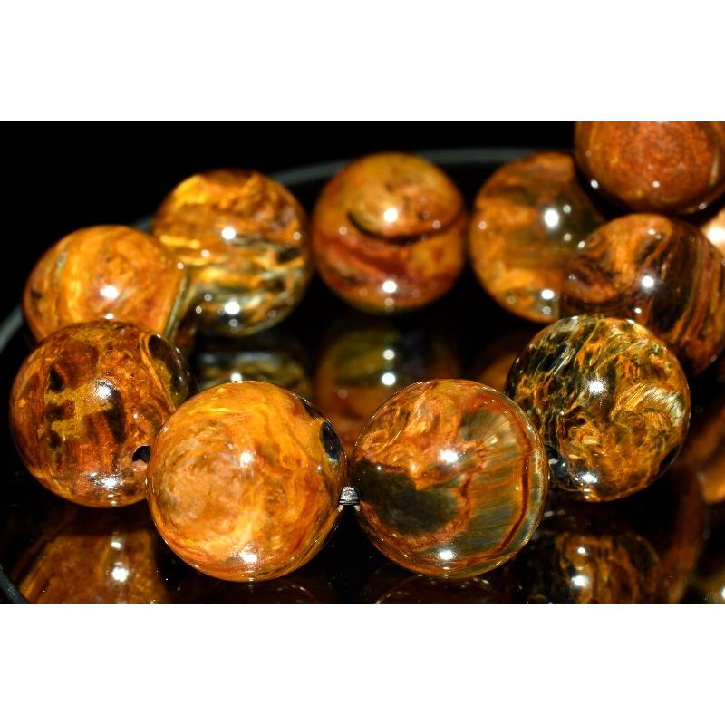 1点物】嵐の石◇高品質 ゴールデンブルーピーターサイト 13mm