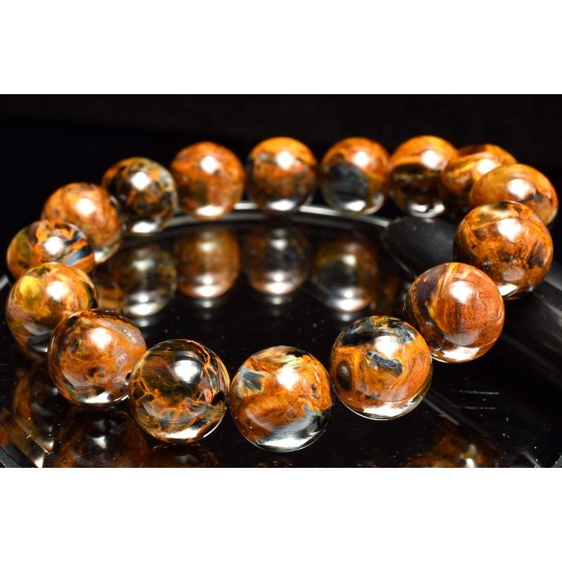 1点物】嵐の石◇高品質 ゴールデンブルーピーターサイト 13mm