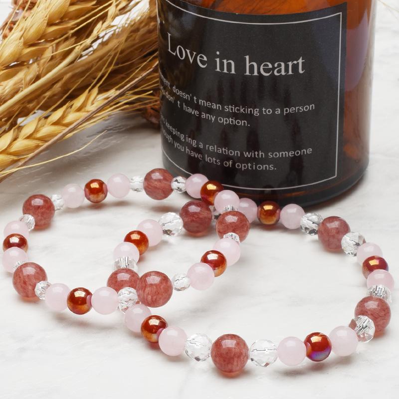 4月デザイン】選べる3種 天然石 パワーストーン ラブラドライト