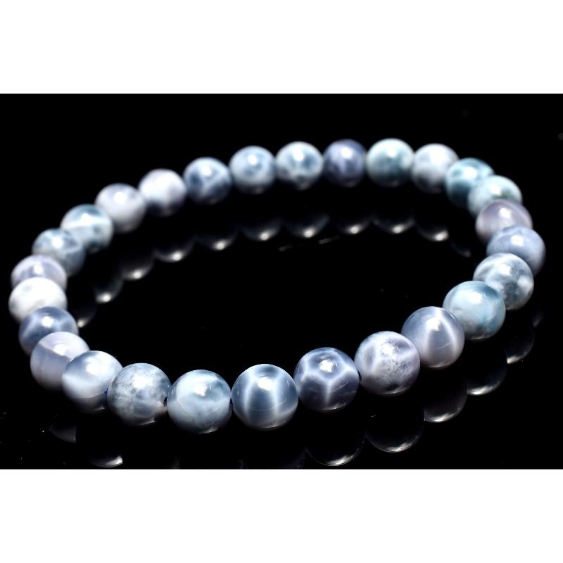 1点物】AAA希少◇人気アイテム パープルラリマー 7mm ブレスレット