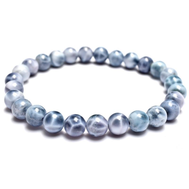 1点物】AAA希少◇人気アイテム パープルラリマー 7mm ブレスレット