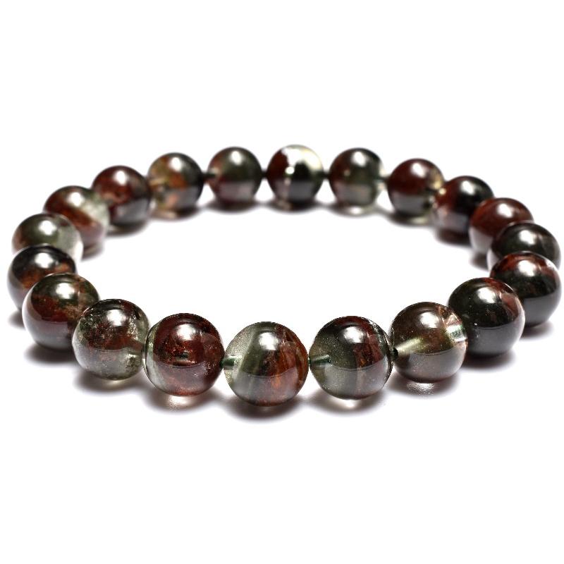 ★特選一連★万能の石【天然レッドガーデンファント12&10mmラウンド連】❤️ ☆特選一連☆万能の石【天然レッドガーデンファント12&10mmラウンド連