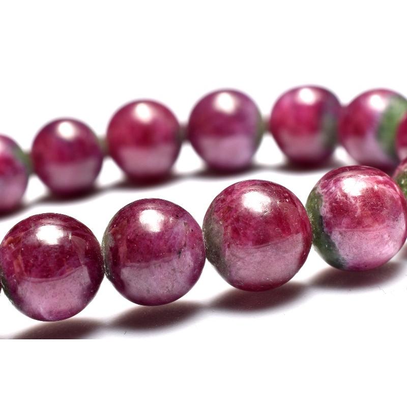 【超希少石/最強品質】宝石ルビーインクォーツ＊約12mm＊　天然石ブレスレット 超希少石/最強品質】宝石ルビーインクォーツ＊約12mm＊ 天然石ブレスレット