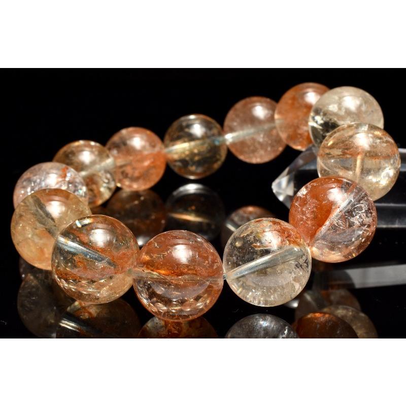 1点物】希少天然色◇ヒマラヤ産 アクアマリン 17-17.5mm ブレスレット