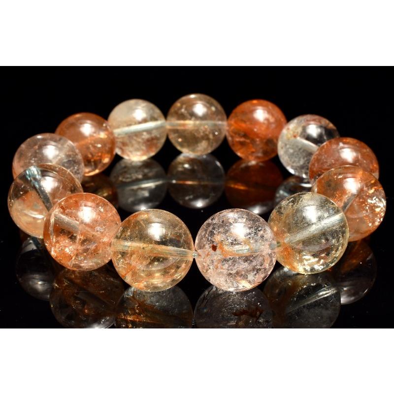 1点物】希少天然色◇ヒマラヤ産 アクアマリン 17-17.5mm ブレスレット