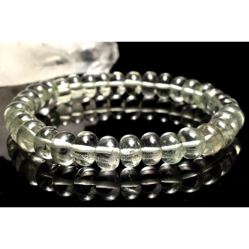 1点物】透明◇希少形状 グリーンアメジスト 7.5-8x5-5.5mm ボタン