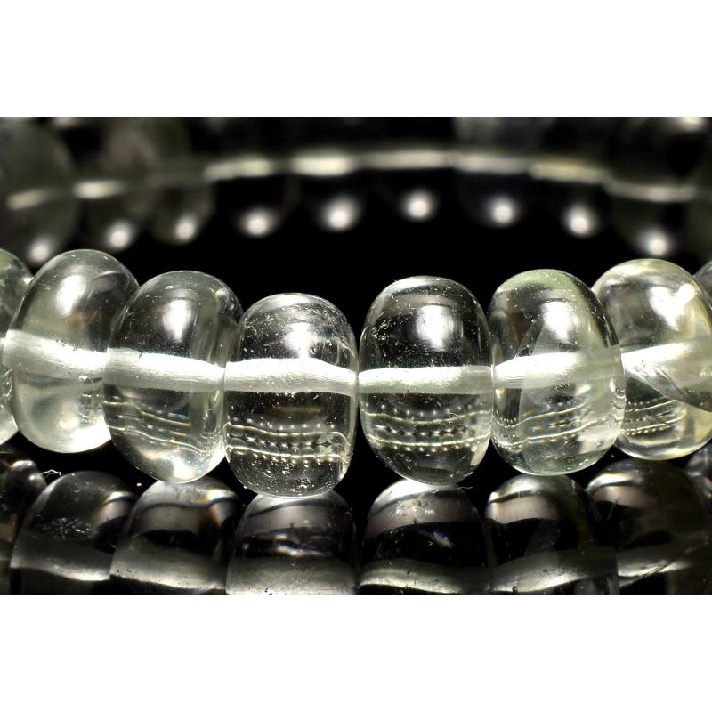 1点物】透明◇希少形状 グリーンアメジスト 8-8.5x4-5mm ボタン 