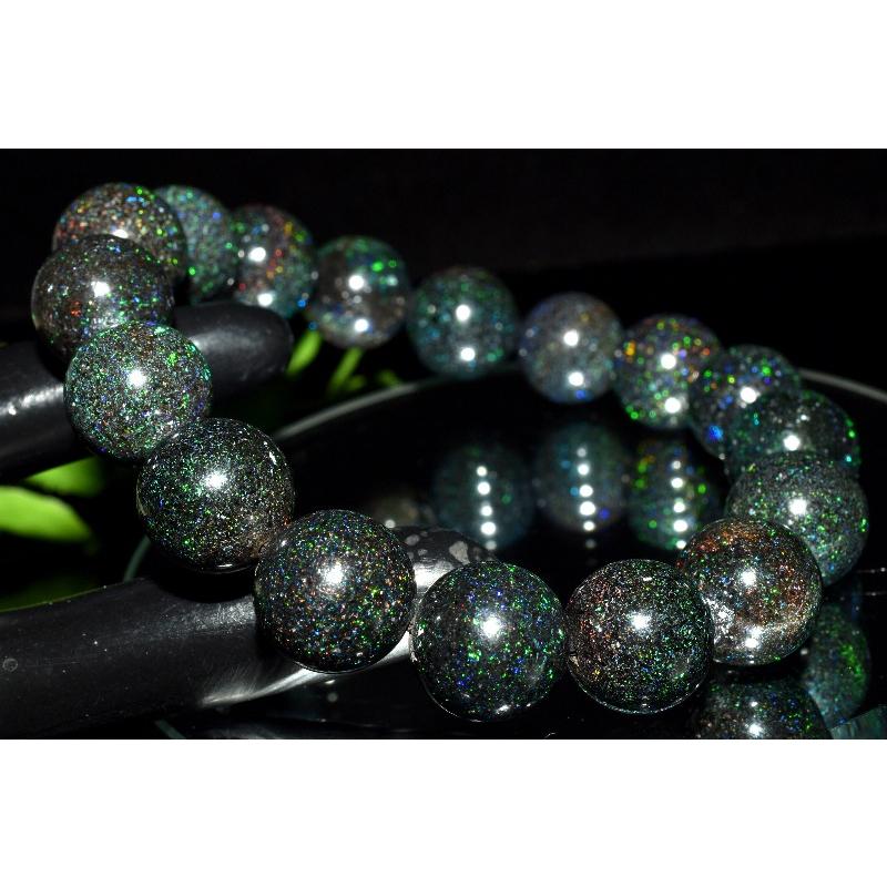 ★にい様★ ★希少石★ ブラックオパール　ブレスレット 楽天市場】ブラックオパール ブレスレット 6mm 16.5cm〜17cm S〜M