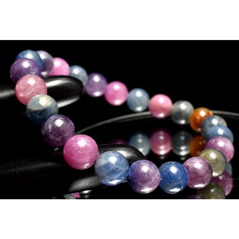 1点物】天然非加熱 マルチカラーサファイア(コランダム) 8.5mm