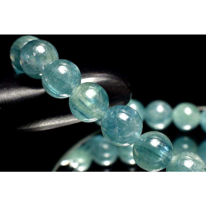 1点物】希少◇人気カラー ブルーグリーンカイヤナイト 7mm