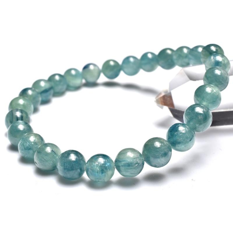 1点物】希少◇人気カラー ブルーグリーンカイヤナイト 7mm